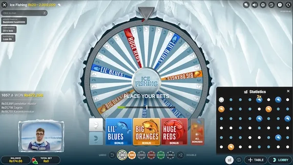 Ice Fishing Statistics screenshot