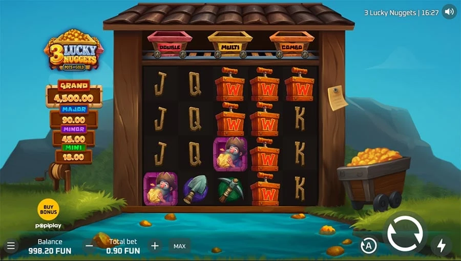 3 Lucky Nuggets base game