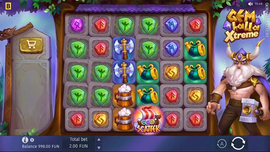 Gemhalla Xtreme base game
