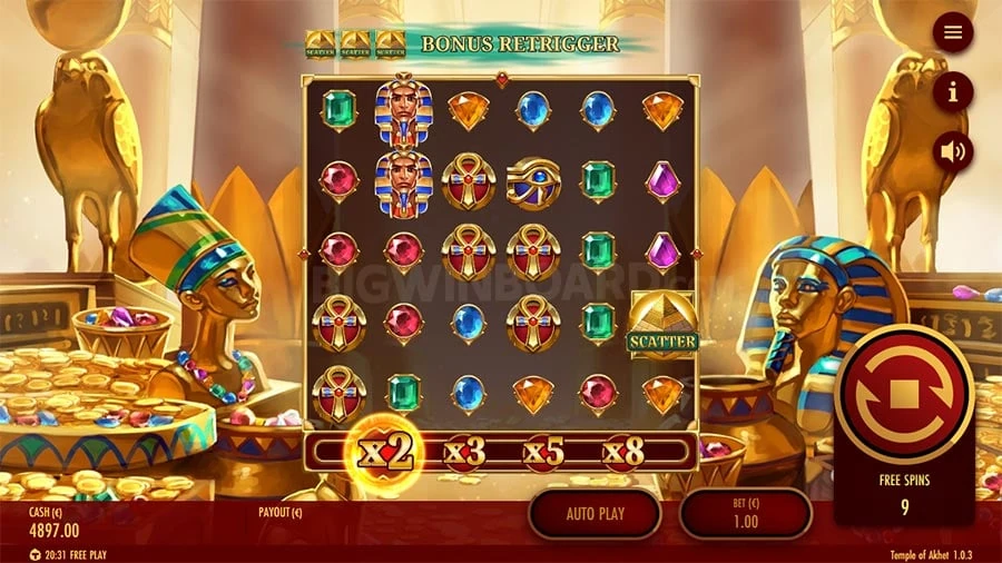 Temple of Akhet feature screen 1