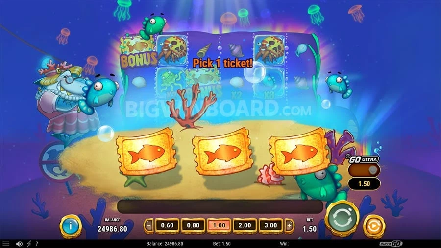 Shark Feast feature screen 1