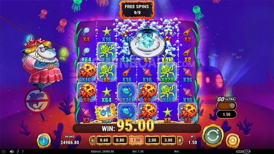 Shark Feast feature screen 2