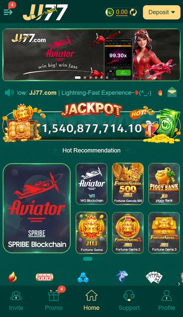 jj77 game app screenshot